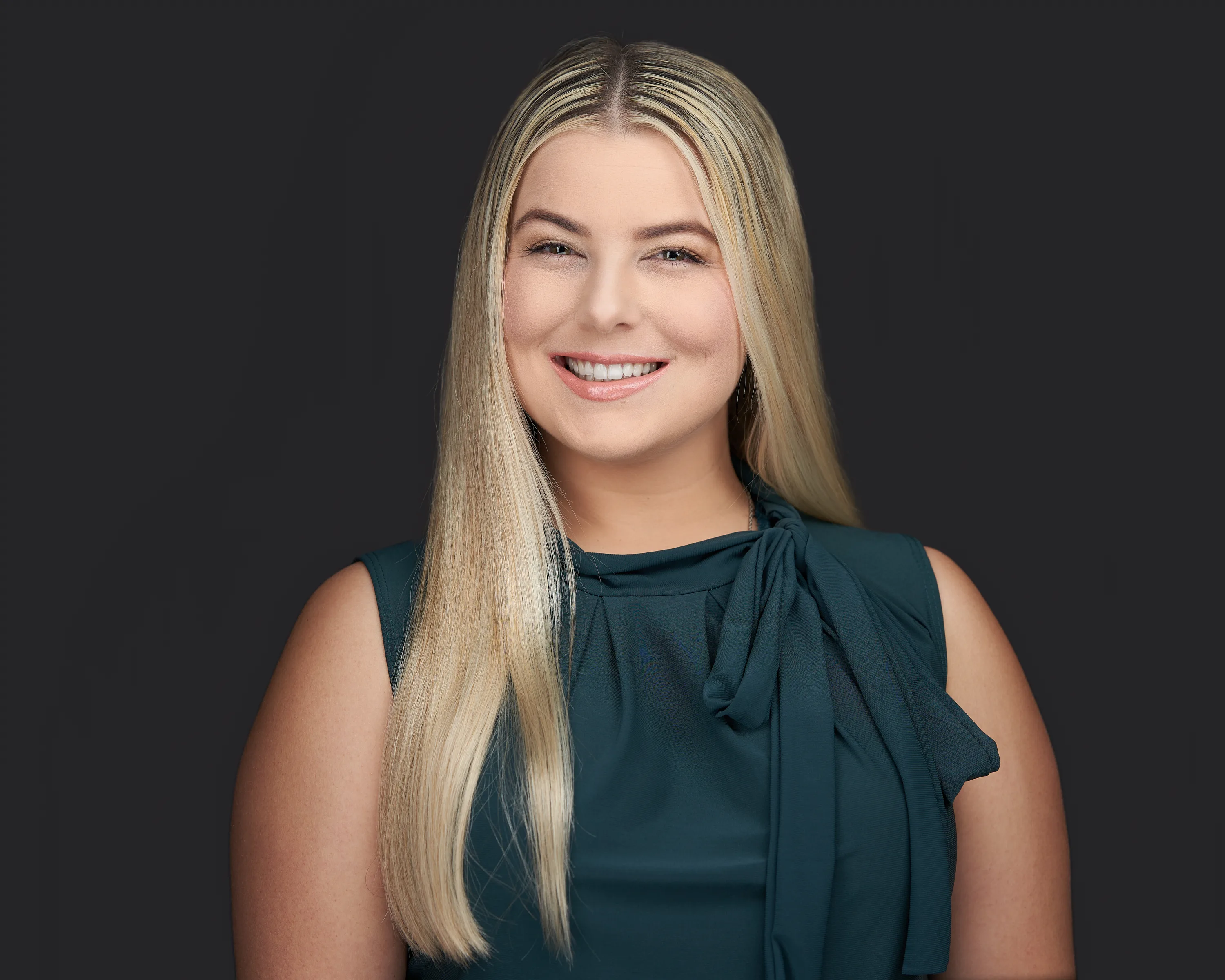 On-site headshot photographer South Florida — mobile studio session