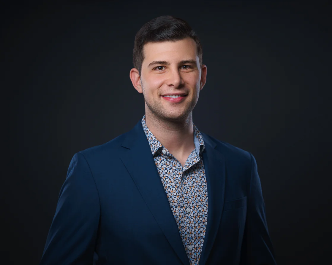 Dark background headshot South Florida